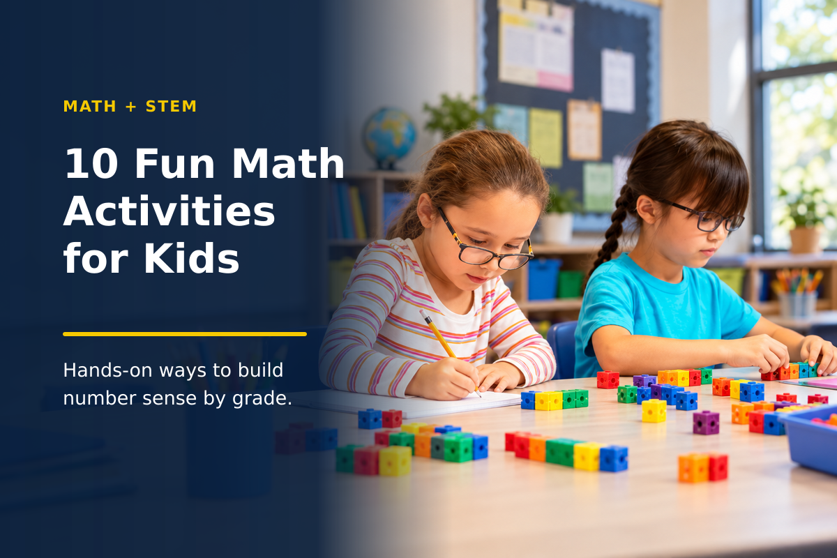 10 Fun Math Activities for Kids by Grade