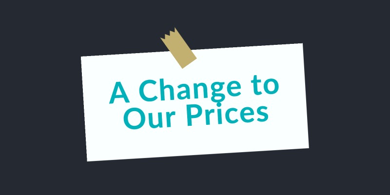 price change blog
