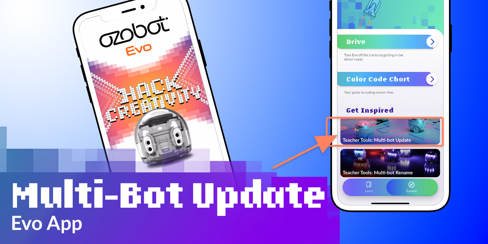Android multi-bot update Guide for Evo Classroom Kit