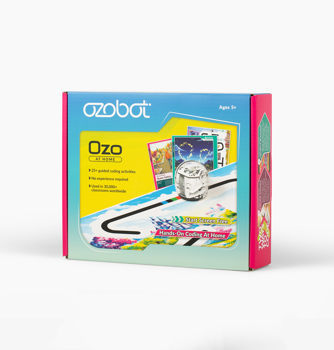Ozo at Home homeschool robotics and coding kit product packaging