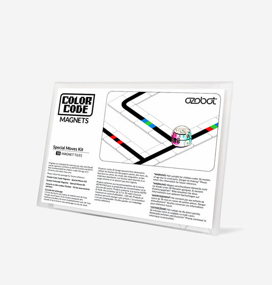 Ozobot Color Code Magnets Special Moves Kit - STEM kits for hands-on learning