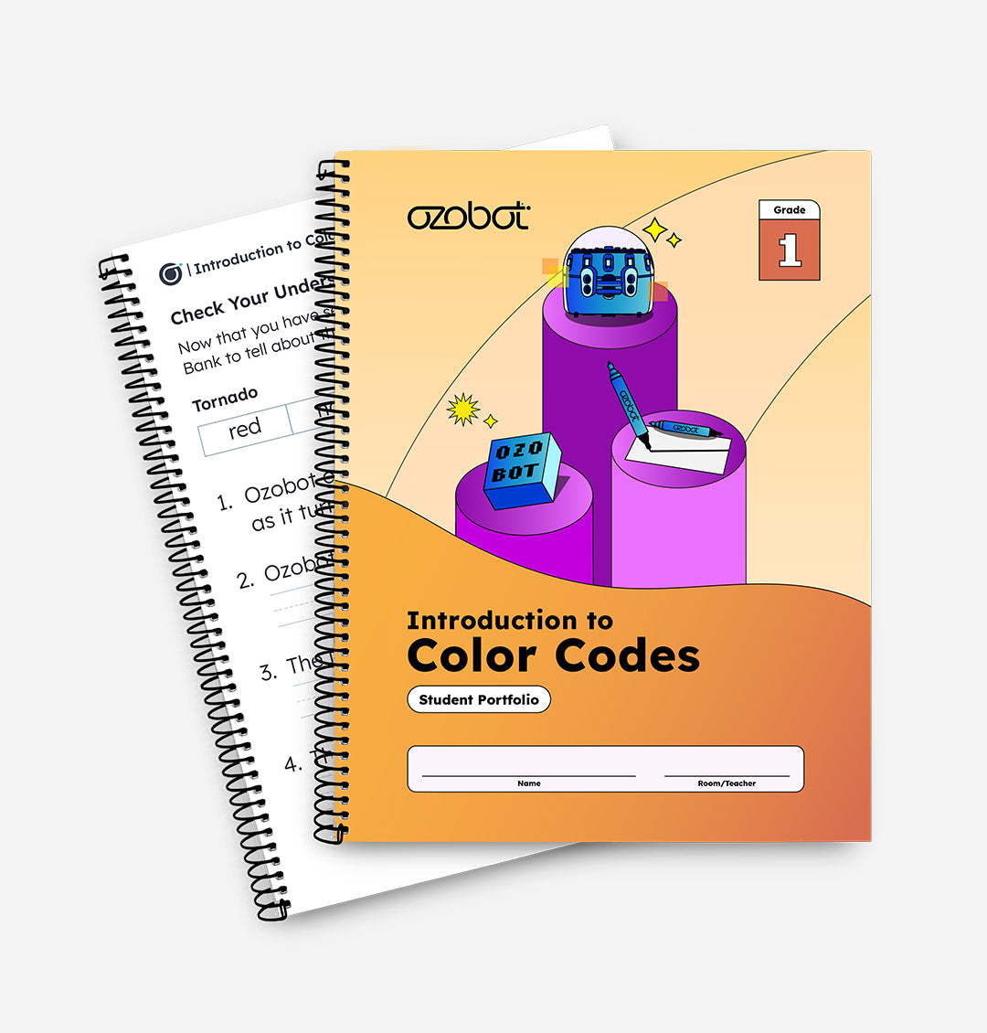 Ozobot Color Code 1st Grade Student Book - beginner-friendly coding lessons with engaging activities for early elementary students.