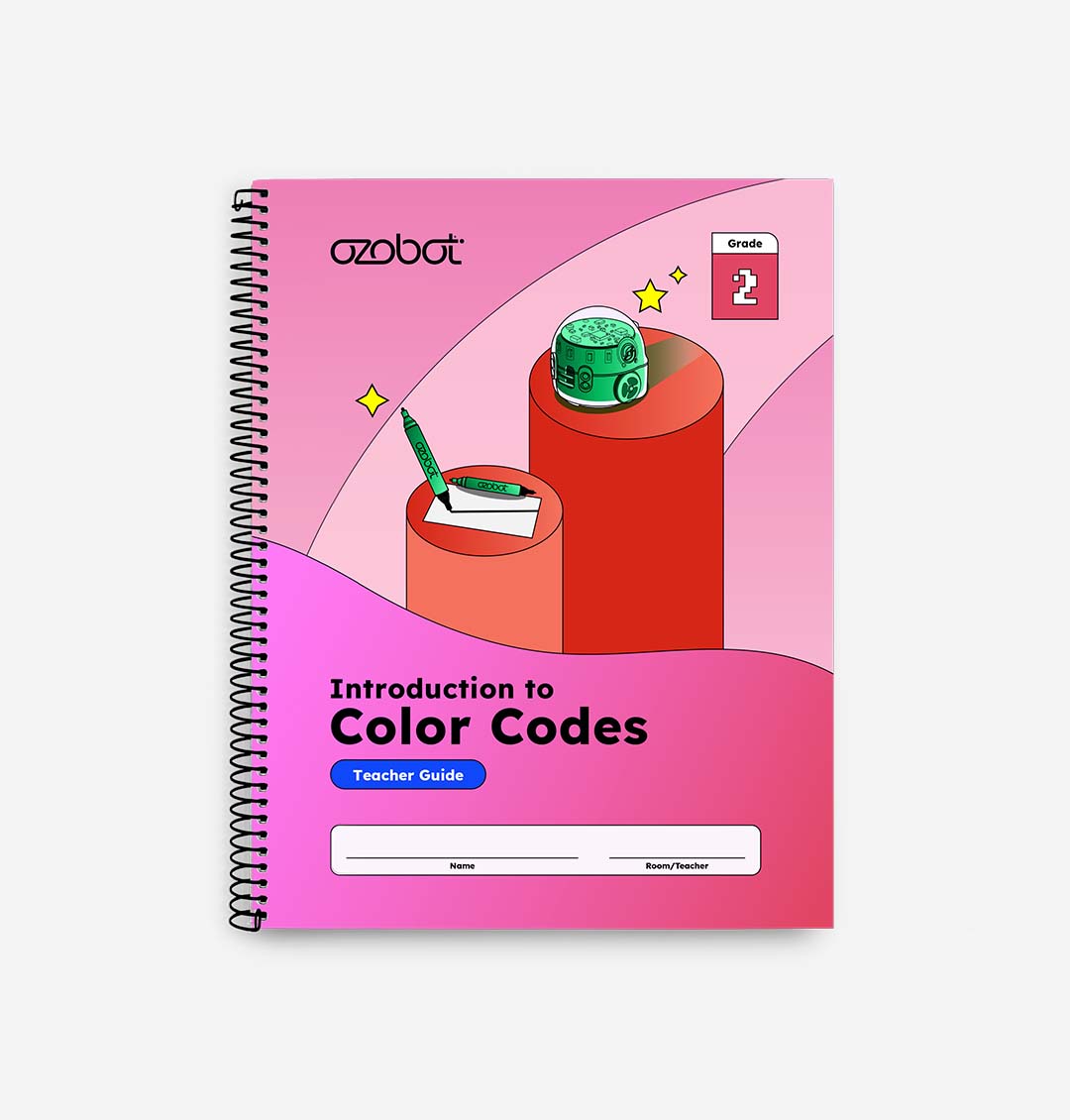 Introduction to Color Codes Teacher Guide Answer Key by Ozobot - coding workbooks for beginners