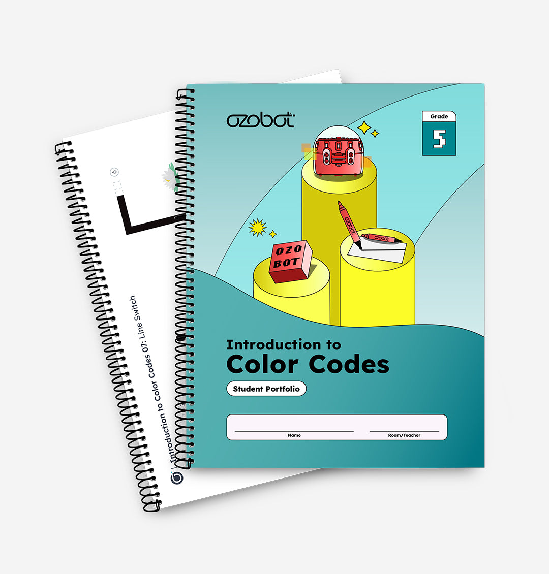 Ozobot Color Code 5th Grade Student Book - coding projects and lessons taht prepare students for middle school STEM challenges