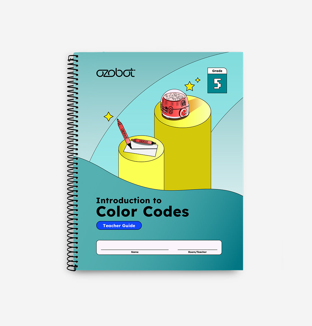 Introduction to Color Codes Curriculum Teacher Guide answer key by Ozobot - coding classroom workbooks for group learning
