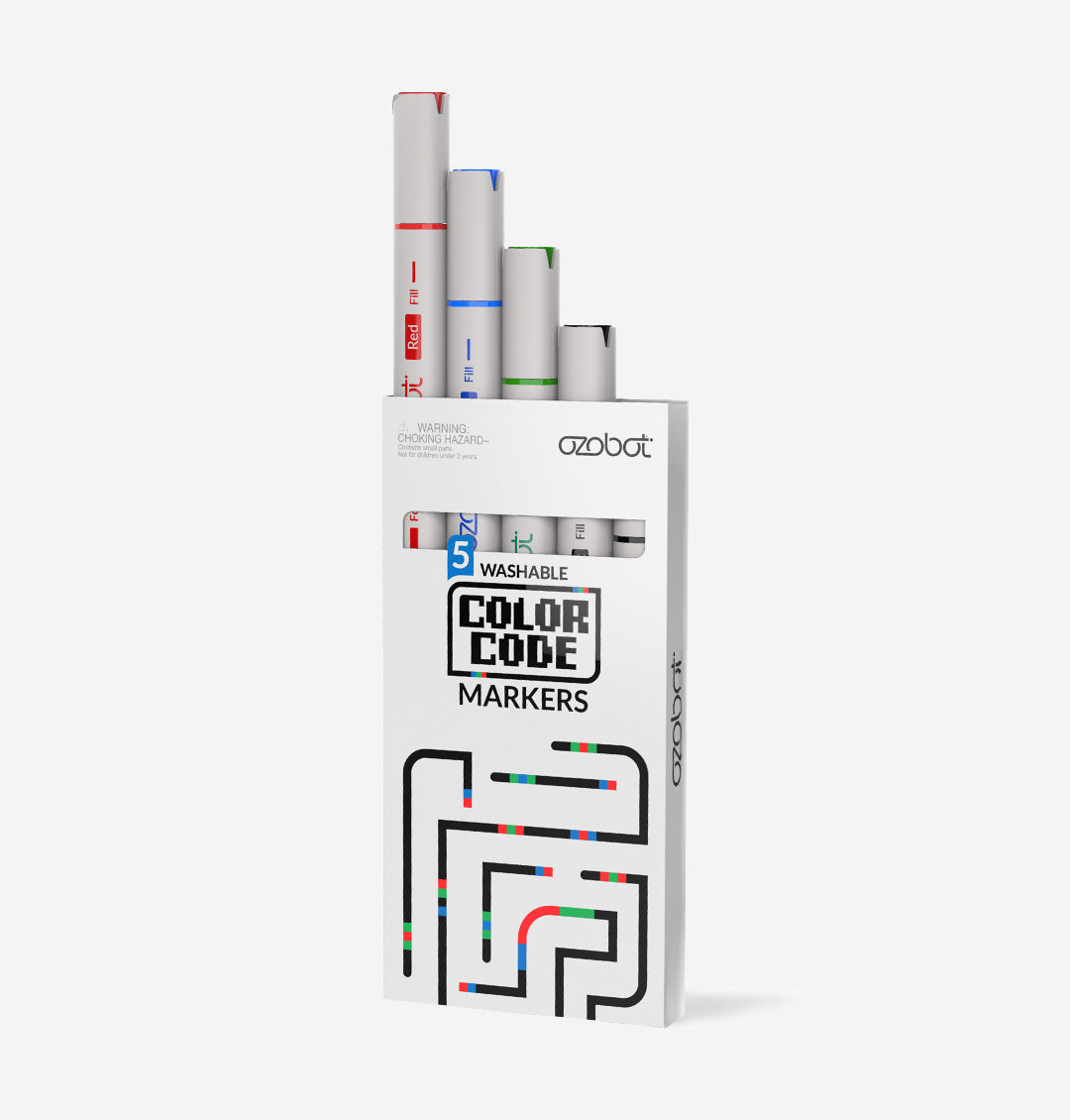 Marker Coding Paper Dual Tip Washable Markers for STEM Lessons & Activities – Ozobot