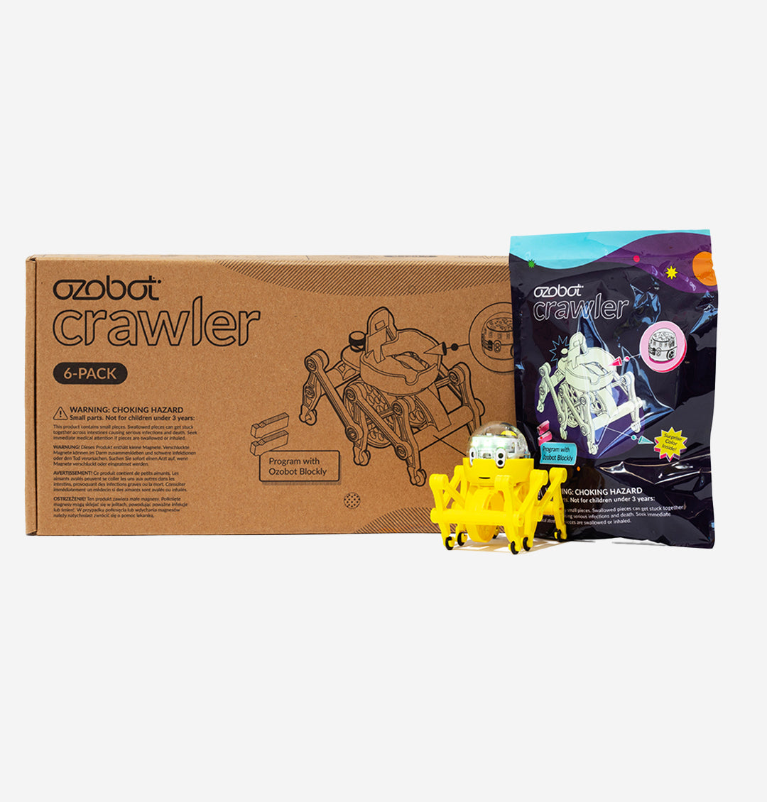 Homeschool Coding Kit with Evo Entry Kit and Crawlers by Ozobot - beginner-friendly robotics for homeschoolers