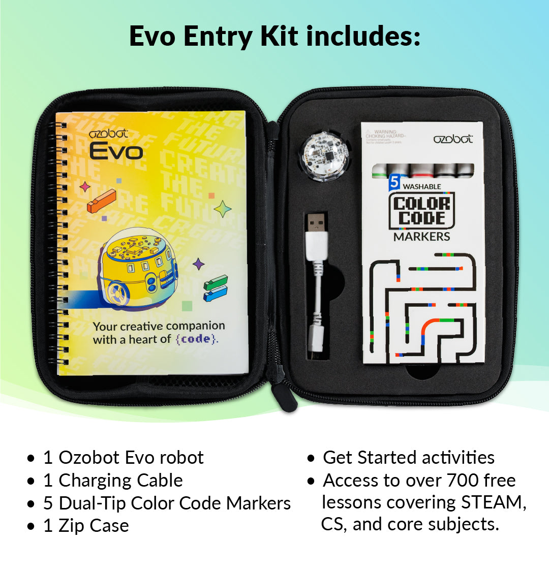 Evo Entry Kit: STEM Coding Robot for Beginners – Ozobot