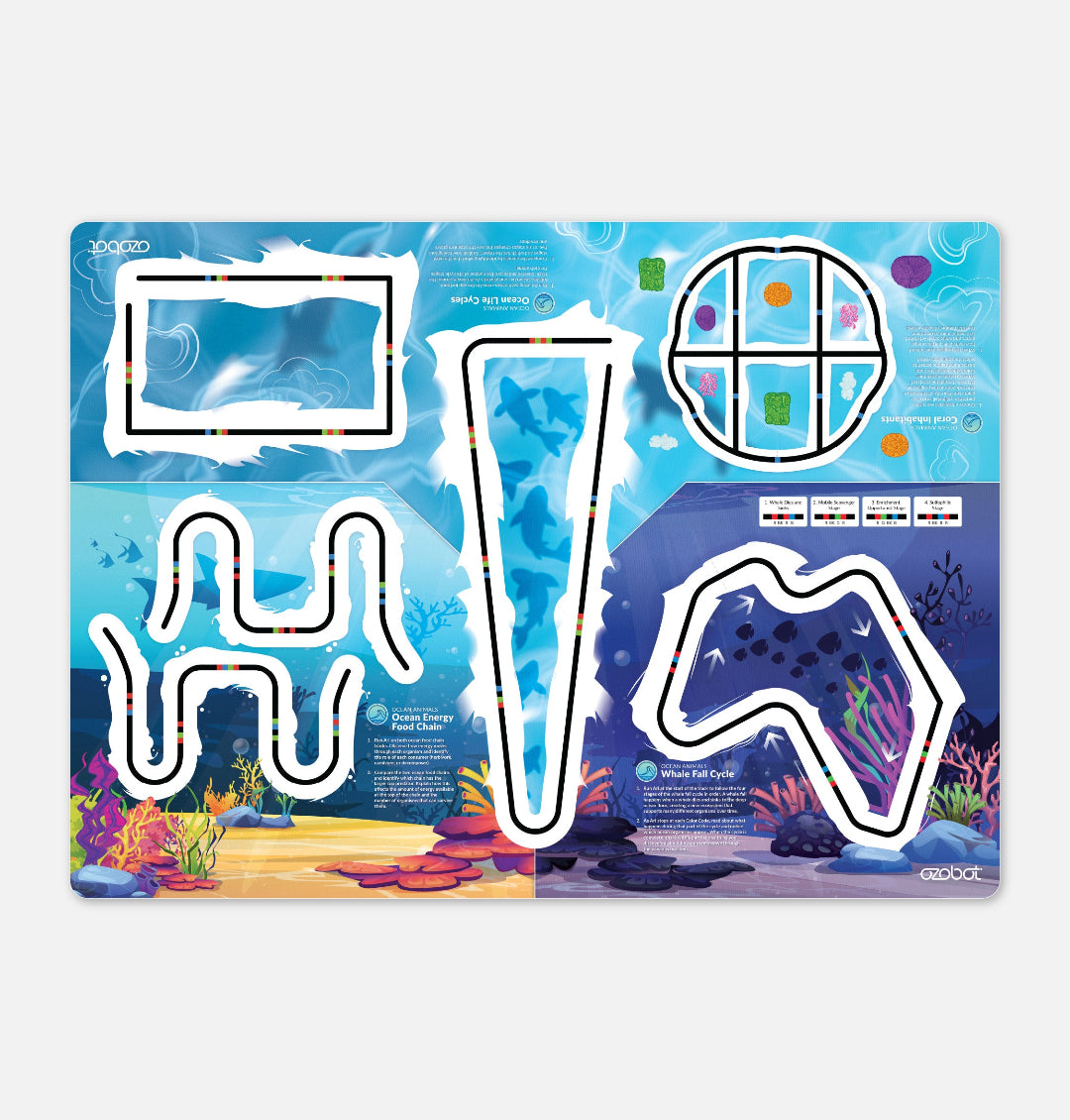 Ari Adventure Mat: Space Navigation featuring orbital path challenges, planetary navigation activities, and hands-on STEM coding lessons for grades 3-8