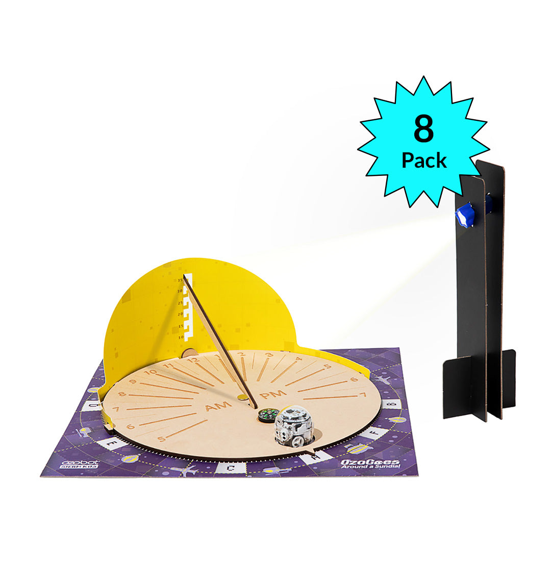 Ozogoes Around A Sundial STEAM Kit 8 pack by Ozobot