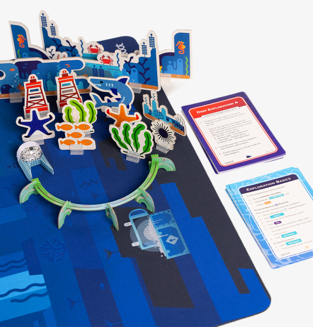 STEM Bundle: Evo Entry Kit + Soccer & Ocean Explorer Coding Mats
