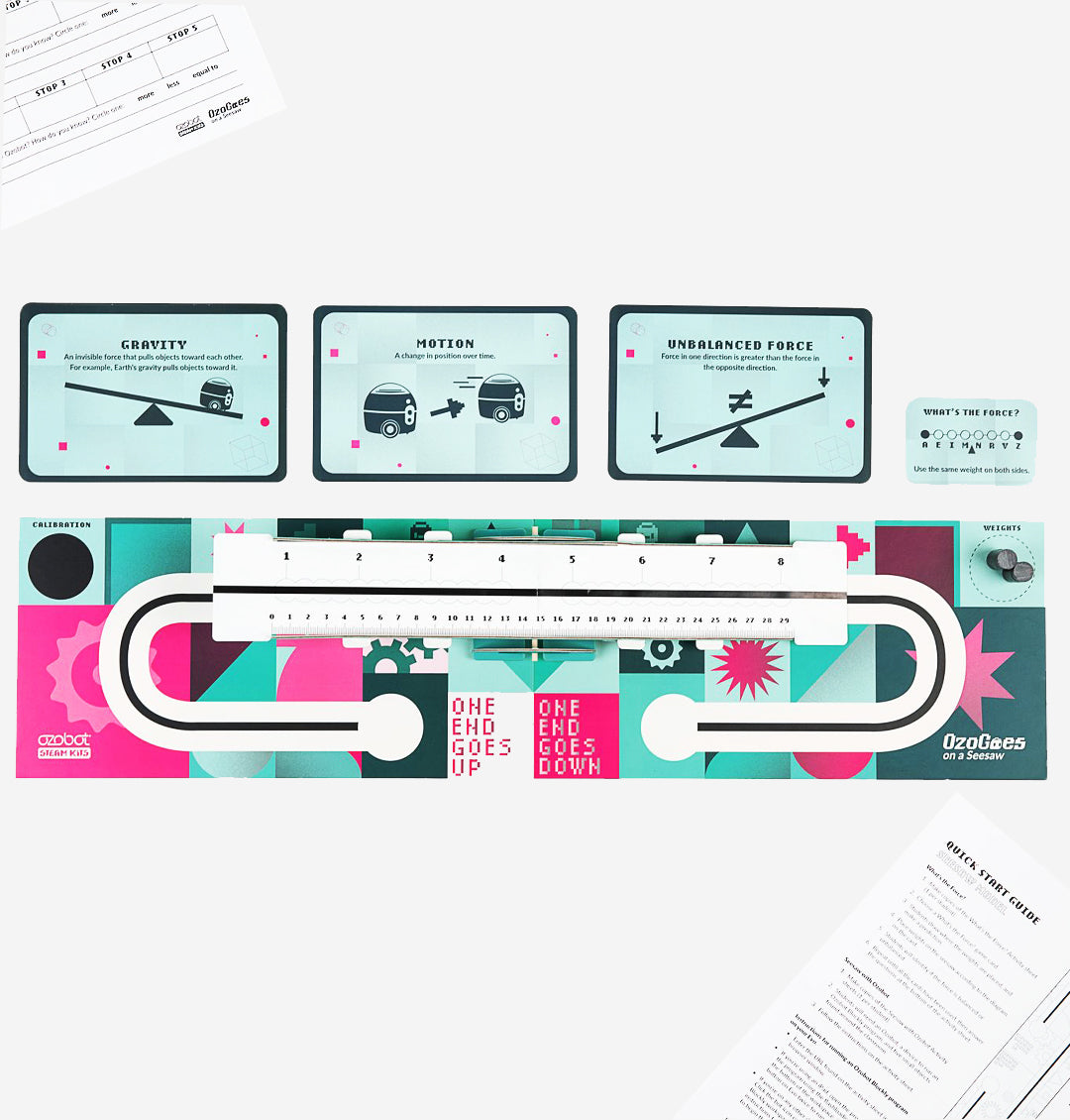 Ozogoes On A Seesaw STEAM kit by Ozobot - educational robot kits for kids