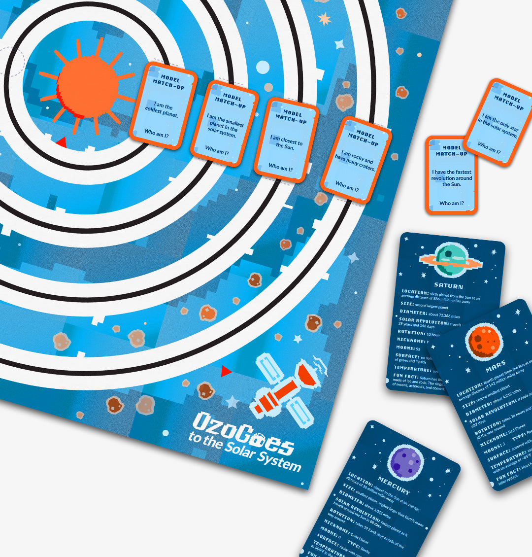 Ozogoes to the Solar System STEAM Kit 8 pack by Ozobot - hands-on STEM classroom activity for group learning