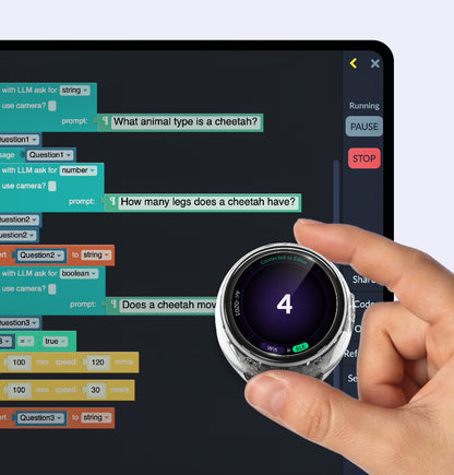 Ozobot Ari Editor coding interface showing beginner-friendly programming for students and classrooms