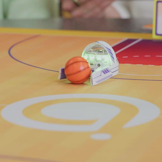 Ozobot Basketball Challenge Mat for kids love to code